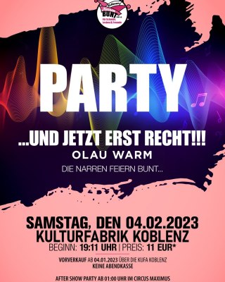 NarrenbunT_Plakat_2023-Party